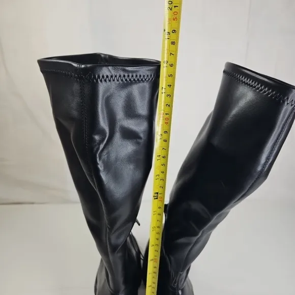 Wild Fable Elegant Knees High Platform Boots  Black New Tall Dress Sizes