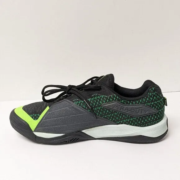 Wilson Rush Pro Extra Duty Tennis Shoes, Black/Yellow/Green, Men's 9.5