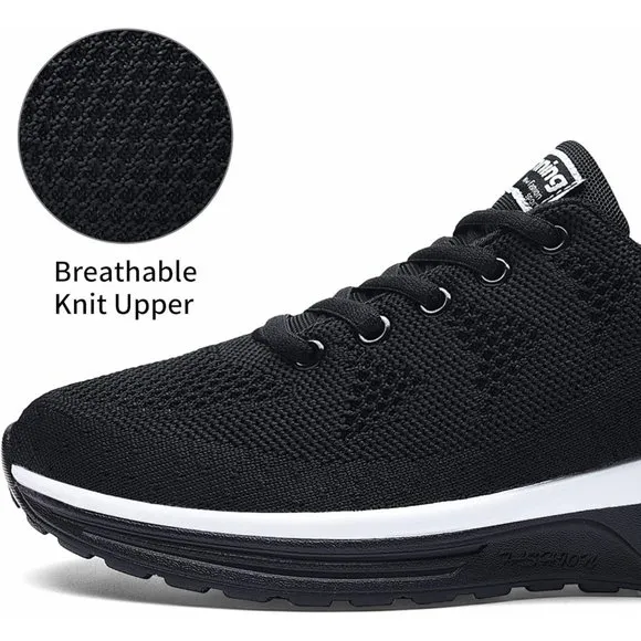 Women Tennis Sports Athletic Workout Gym Running Sneakers Lightweight Mesh Upper