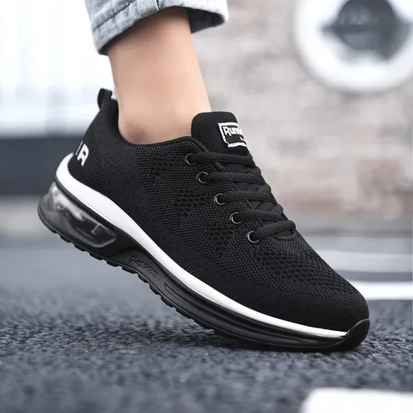 Women Tennis Sports Athletic Workout Gym Running Sneakers Lightweight Mesh Upper