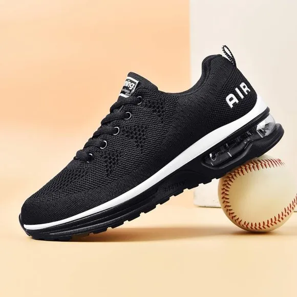Women Tennis Sports Athletic Workout Gym Running Sneakers Lightweight Mesh Upper
