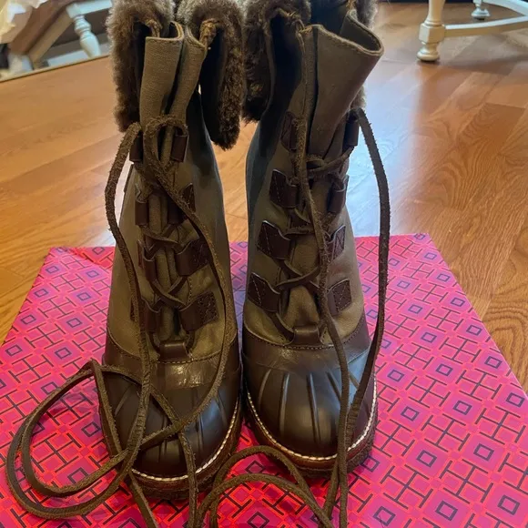 Women's Brown Wedge Boots