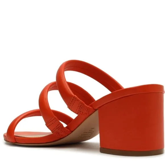 Women’s Leather Sandal Schutz with Dust Bag NIB 8.5 Heel Shoes NWT