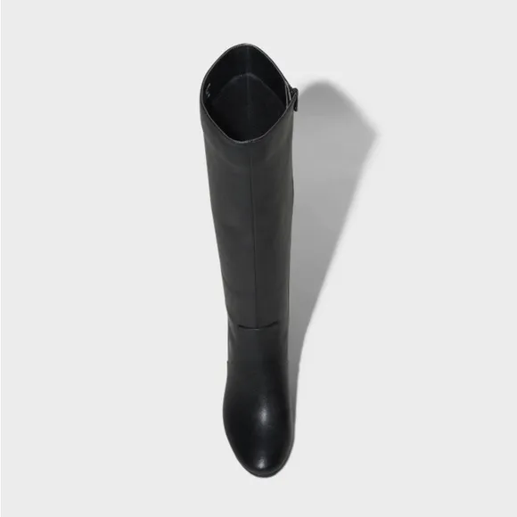 Women's Ridley Tall Dress Boots - A NewDay Black 9.5