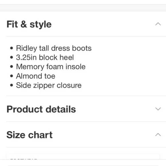 Women's Ridley Tall Dress Boots - A NewDay Black 9.5