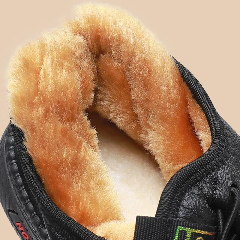 Women's Slip-On Winter Shoes for Middle-Aged