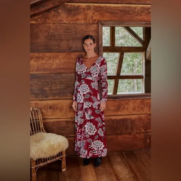 XXS FARM Rio Pineapple Inspiration Maxi Dress
