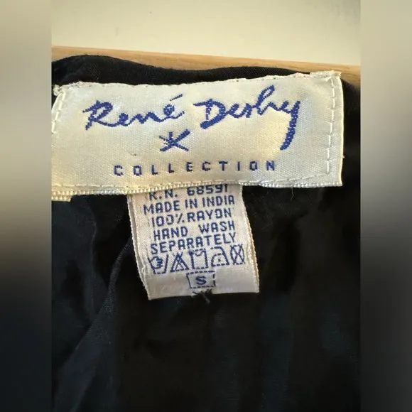 Y2K Rare Rene Derhy Fairy Dress Floral Sequins Small