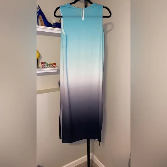 Yigal Azrouel Sleeveless Gradient Summer Dress - Round Neck