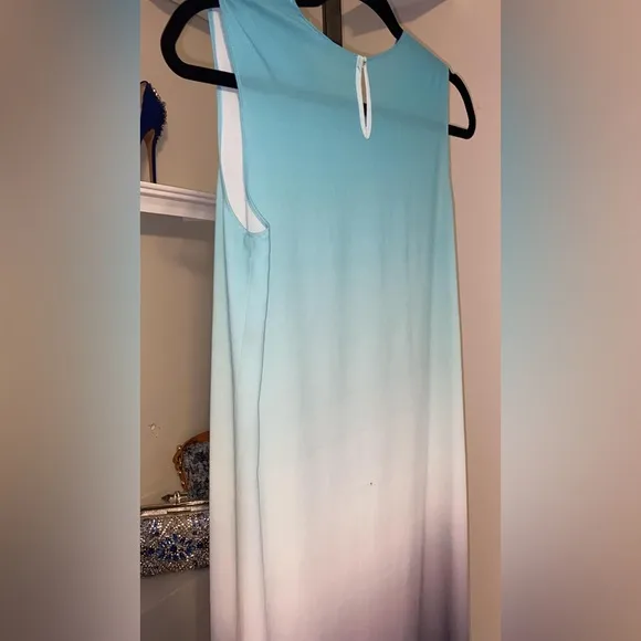 Yigal Azrouel Sleeveless Gradient Summer Dress - Round Neck
