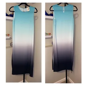Yigal Azrouel Sleeveless Gradient Summer Dress - Round Neck