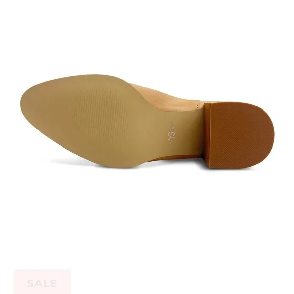 Yosi Samra Melissa Chelsea Boot in Tan Leather