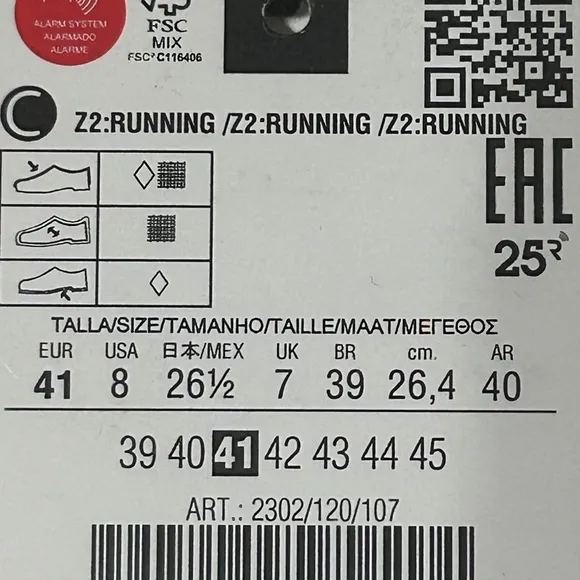 Zara • Z2 Running Sneakers in Grey