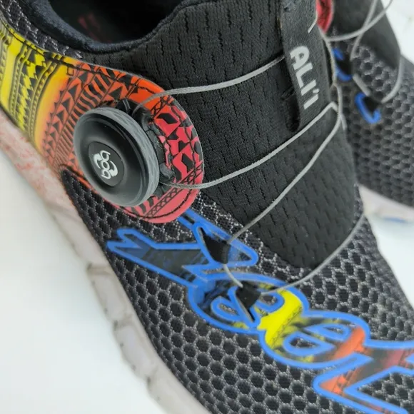 Zoot Run Ali'i Flying Hawaiian Unisex Running Shoes Men's 9.5 Black Rainbow